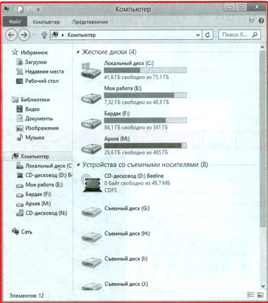 Компьютер Windows 8