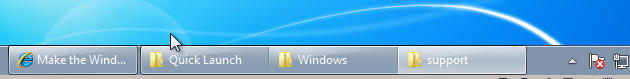 taskbar like Vista